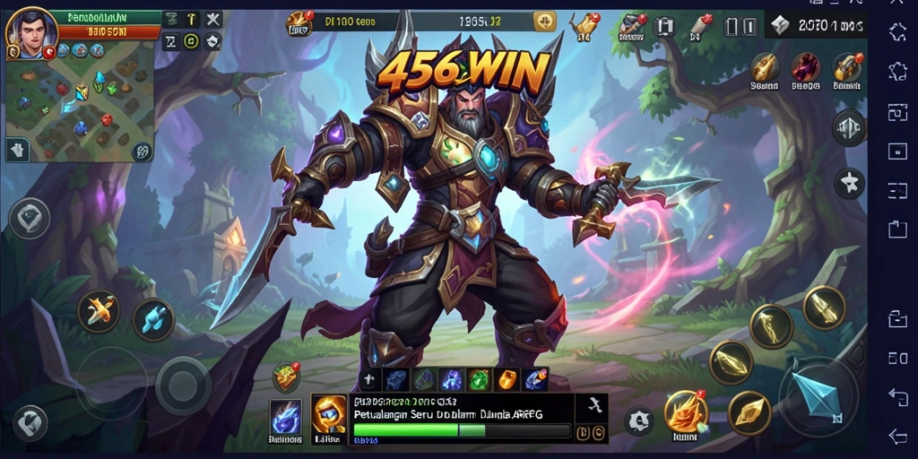 Tampilan gameplay menegangkan di dunia ARPG 456WIN.