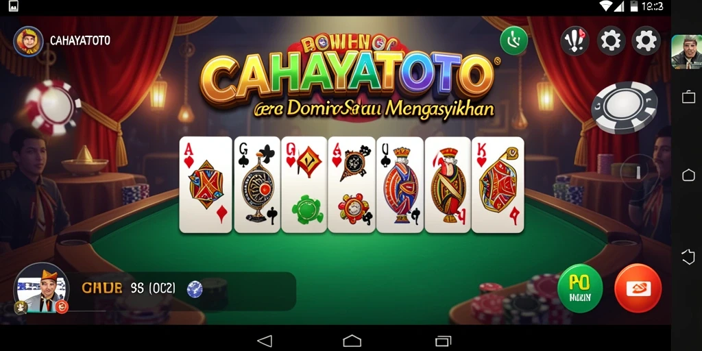 Tampilan gameplay CAHAYATOTO yang menarik dan interaktif.