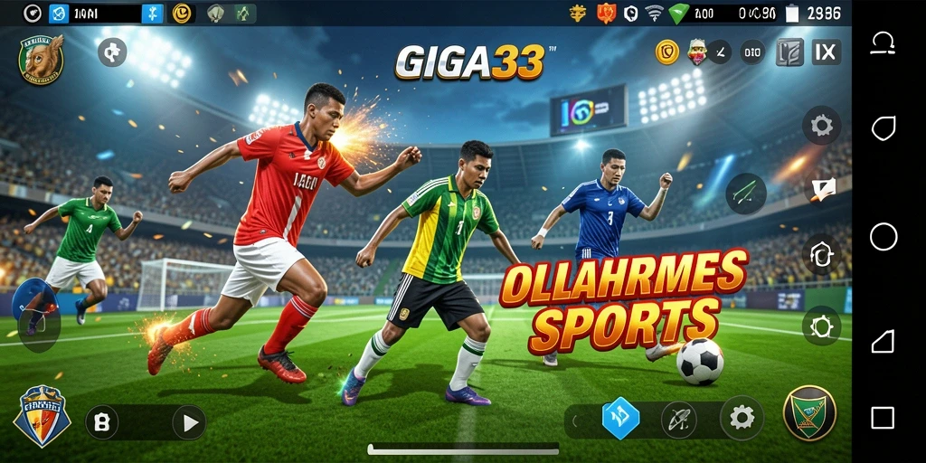 Tampilan menarik dari gameplay GIGA33 dalam pertandingan olahraga