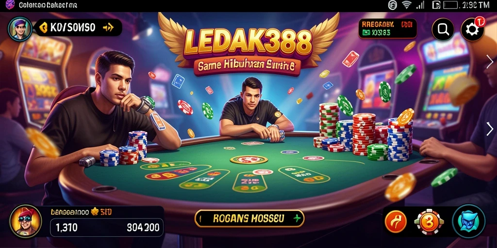 Tampilan gameplay luar biasa dari LEDAK388 dengan grafik yang menarik.
