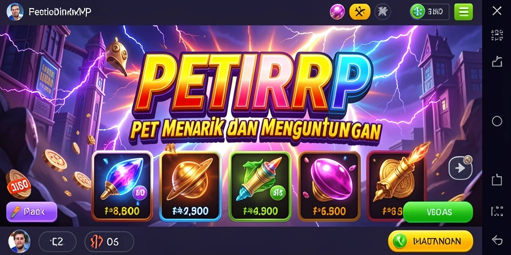 Gameplay Slot PETIRRP yang menarik dan menghibur.