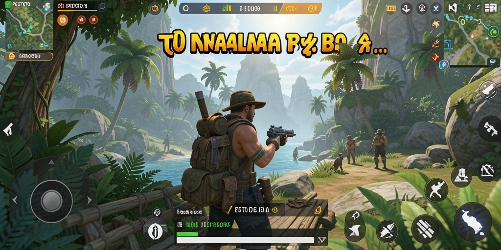 Screenshot gameplay PGTOTO menampilkan petualangan di dunia terbuka.